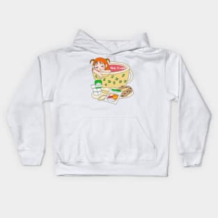 tea time Kids Hoodie